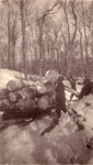 Loading a Logging Sleigh at Marsden's, circa 1930