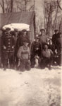 Group of Loggers with a Dog, circa 1930
