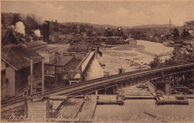 On the Galna Bridge, Burk's Falls, circa 1925