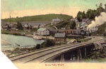 Train Leaving Burk's Falls, circa 1925