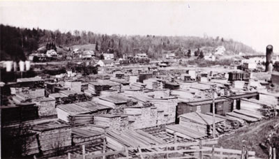 Lumberyard, Burk's Falls, circa 1950