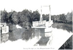 Swing Bridge on the Magnetawan River, circa 1920