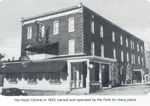 The Hotel Central, Burk's Falls, 1953
