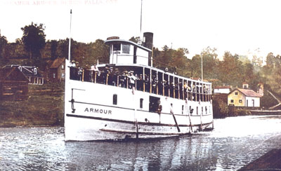 The Armour with its Deck Loaded with People, circa 1920