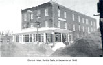 The Central Hotel,Burk's Falls, Winter of 1945