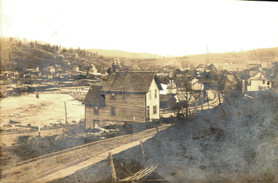 Coming into Burk's Falls in the Early Days, circa 1900
