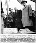 Newspaper Article on the Opening of Time Capsule from 1950 in Burk's Falls.