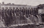 Flume with Many Leaks at Knight's Plant, circa 1915