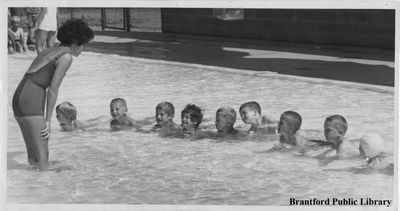 Swimming Lessons at Earl Haig Park 1960s