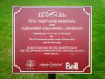 Bell Telephone Memorial and Alexander Graham Bell Gardens Plaque