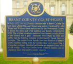 Brant County Courthouse Plaque