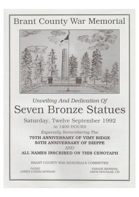 Unveiling and Dedication of Seven Bronze Statues