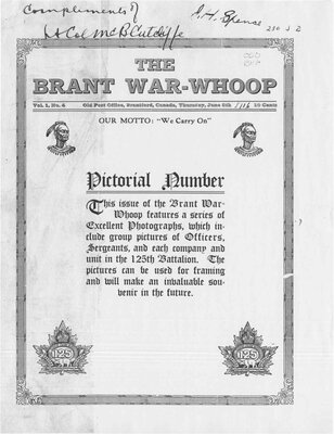 Brant War-Whoop - Vol. 1, No. 4