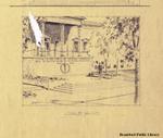 Brantford Public Library (Carnegie Library) - Architectural drawing for new entrance