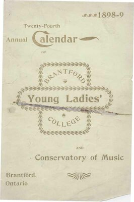 Brantford Young Ladies' College and Conservatory of Music - 1898-99