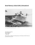 Brief History of the HMCS Brantford
