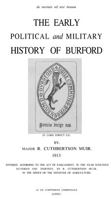 Early Political and Military History of Burford