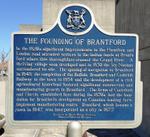Founding of Brantford Plaque