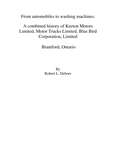 From automobiles to washing machines: a combined history of Keeton Motors Limited, Motor Trucks Limited, Blue Bird Corporation, Limited