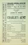 Grand Opera House - Charlie's Aunt Programme