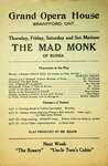 Grand Opera House - Mad Monk of Russia Programme