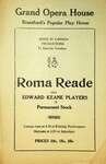 Grand Opera House - Roma Reade and Edward Keane Players in Permanent Stock Programme