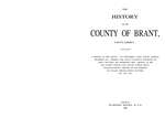 The History of the County of Brant