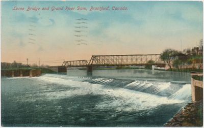 Lorne Bridge and Grand River Dam