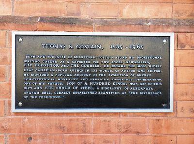 Thomas B. Costain Plaque