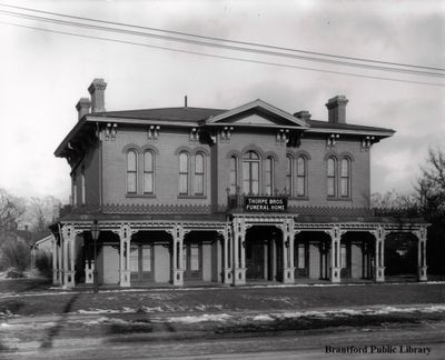 Thorpe Brothers Funeral Home (Former home of Sara Jeanette Duncan) - 96 West Street