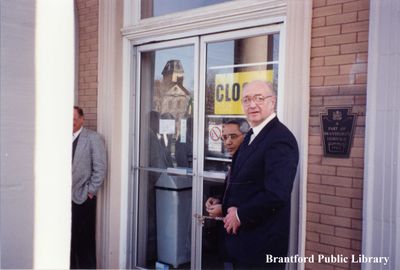 Closing Day at the Brantford Public Library Carnegie Branch