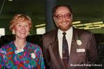 Carolyn Croke and Jerry Porte at the Brantford Public Library Main Branch Opening Ceremonies