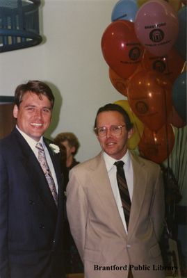 Attendees at the Brantford Public Library Main Branch Opening Ceremonies