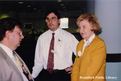 Attendees at the Brantford Public Main Branch Opening Ceremonies