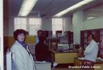 Staff Members at the Brantford Public Library Carnegie Branch During the Move to the New Branch