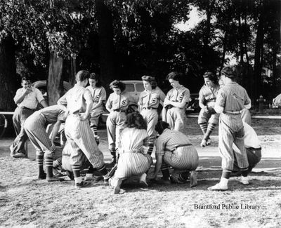 Cockshutt Ladies Softball Team, circa 1943