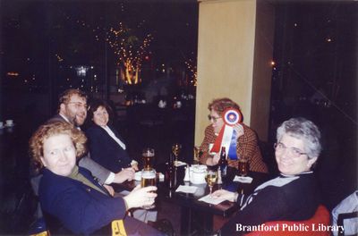 Brantford Public Library Staff Members at the 1996 OLA Awards