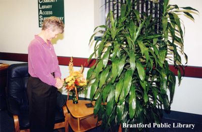 Nance Porte at the G.A. (Jerry) Porte Memorial Dedication