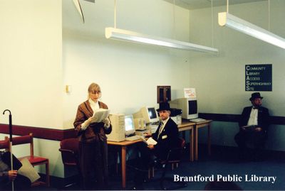 Staff Member Speaks at the Brantford Sesquicentennial Celebration at the Brantford Public Library