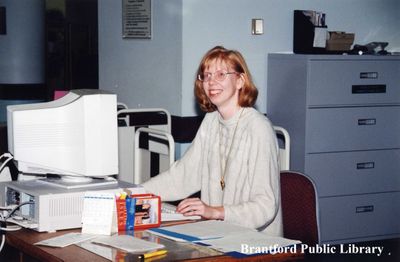 Unknown Staff Member at the Brantford Public Library