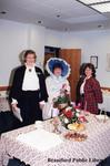 Wendy Newman and Two Unknown Staff Members During City of Brantford Sesquicentennial Celebrations at the Brantford Public Library