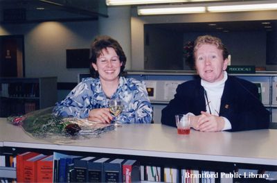 Staff Members at the 2000 Brantford Public Library Long Term Service Awards