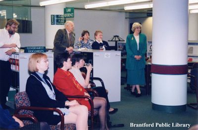 Staff Members at the 2000 Brantford Public Library Long Term Service Awards