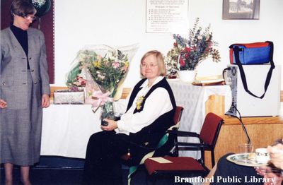 Retirement Party for an Unknown Brantford Public Library Staff Member