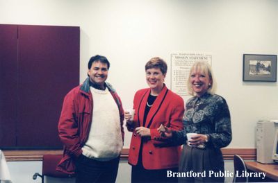 Three Brantford Public Library Staff Members