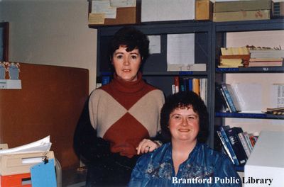 Staff Members at the Brantford Public Library Carnegie Branch