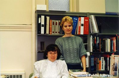 Staff Members at the Brantford Public Library Carnegie Branch