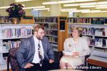 Chris Stanley and Wendy Newman at the Brantford Public Library