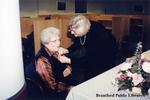 Carmela Henry and Wendy Newman at the Brantford Public Library 1998 Long Term Service Awards