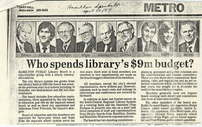 Who spends library's $9m budget?